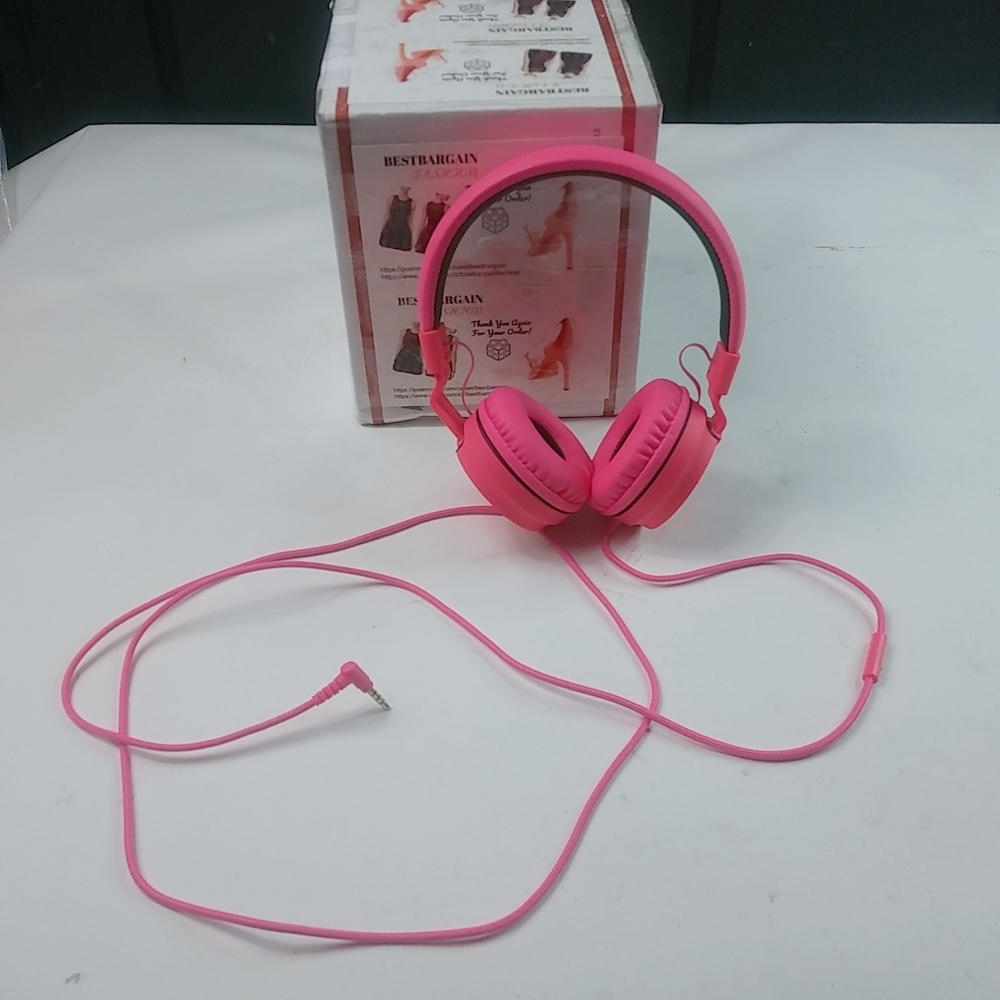 iHip Flare Papa Bear HotPink Adult Headphones New!